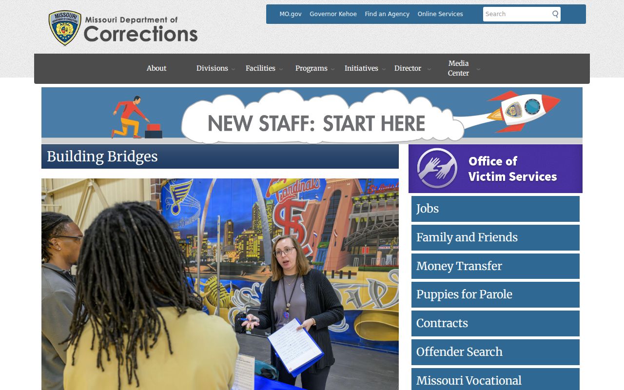 Winona criminal records through the Missouri Department of Corrections